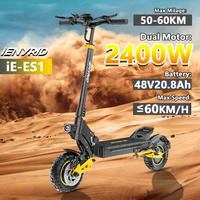 IENYRID IE-ES1 Electric Scooter 2400W Dual Motor 48V20.8Ah Lithium Battery E-Scooter 10-inch City Tires Foldable City EScooters