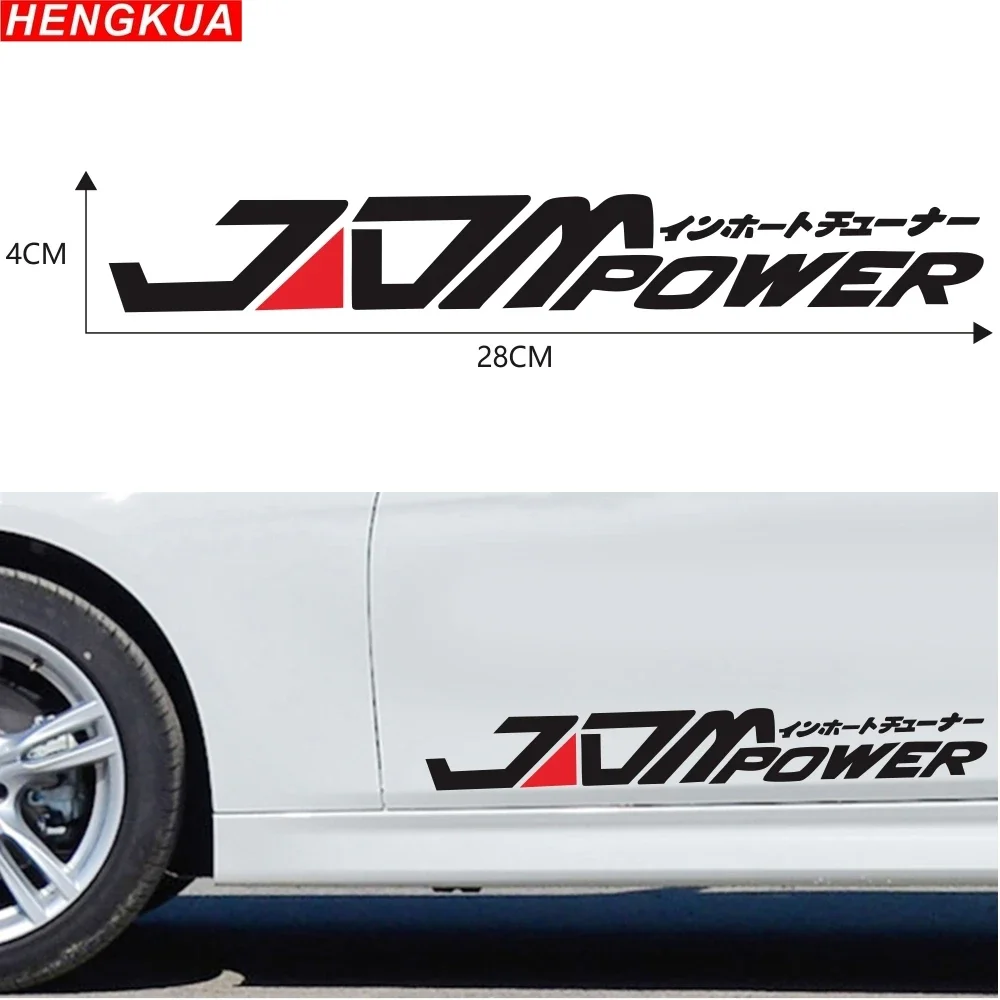

JDM POWER Reflective Motorcycle Fuel Tank Windshield Stickers Car Decoration Stickers for Window Door Auto Body helmet Decals