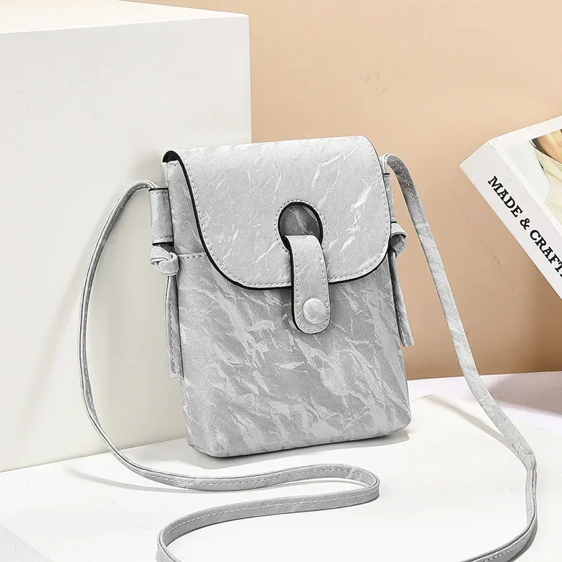 

Women's 2025 Vintage Mini Crossbody Purse Adjustable Shoulder Strap Compact Handbag for Fashionable Leisure Outings