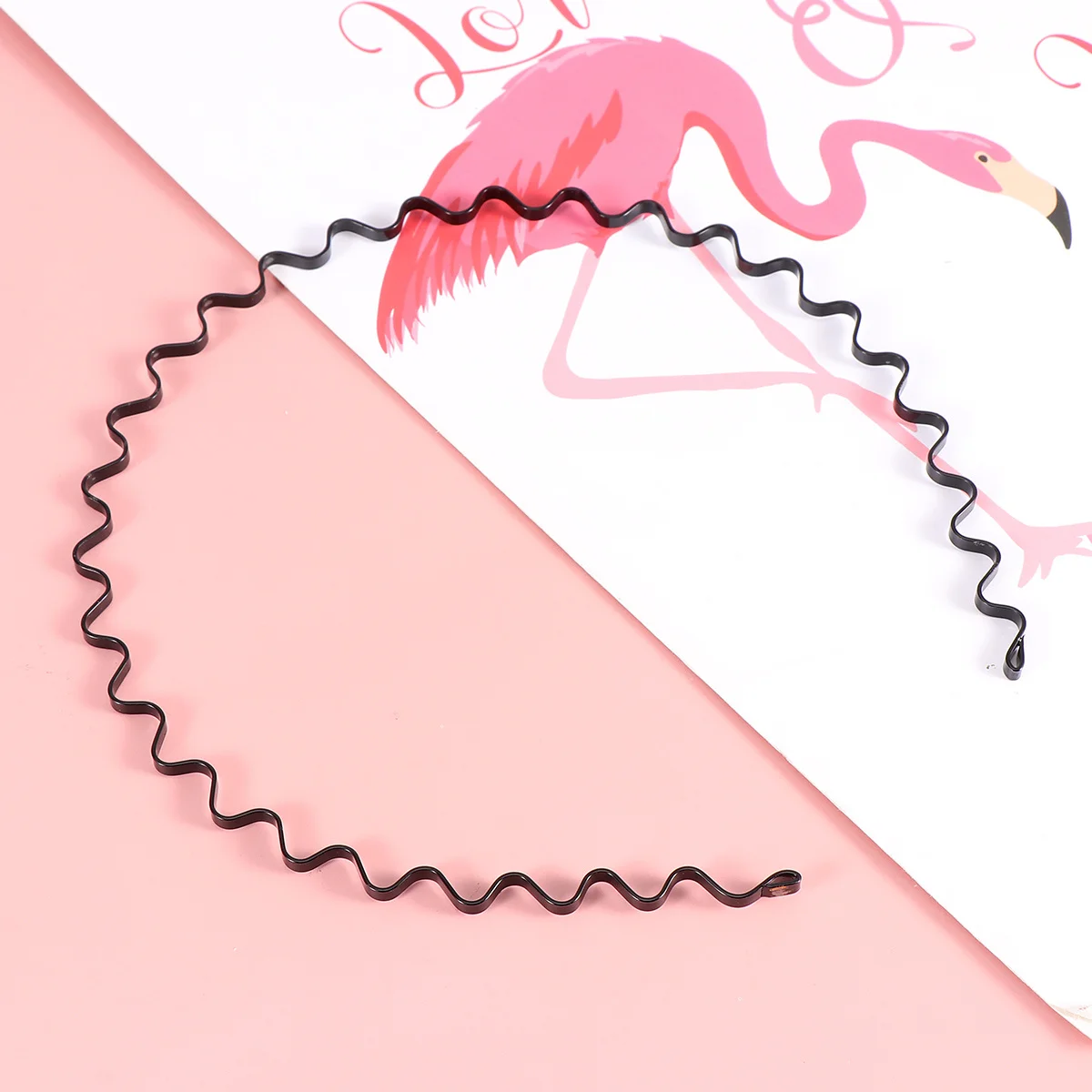 

10Pcs Metal Hairbands Anti-Slip Wave Shape Simple Unisex Headband for Makeup Washing Hair Hoop Women Men