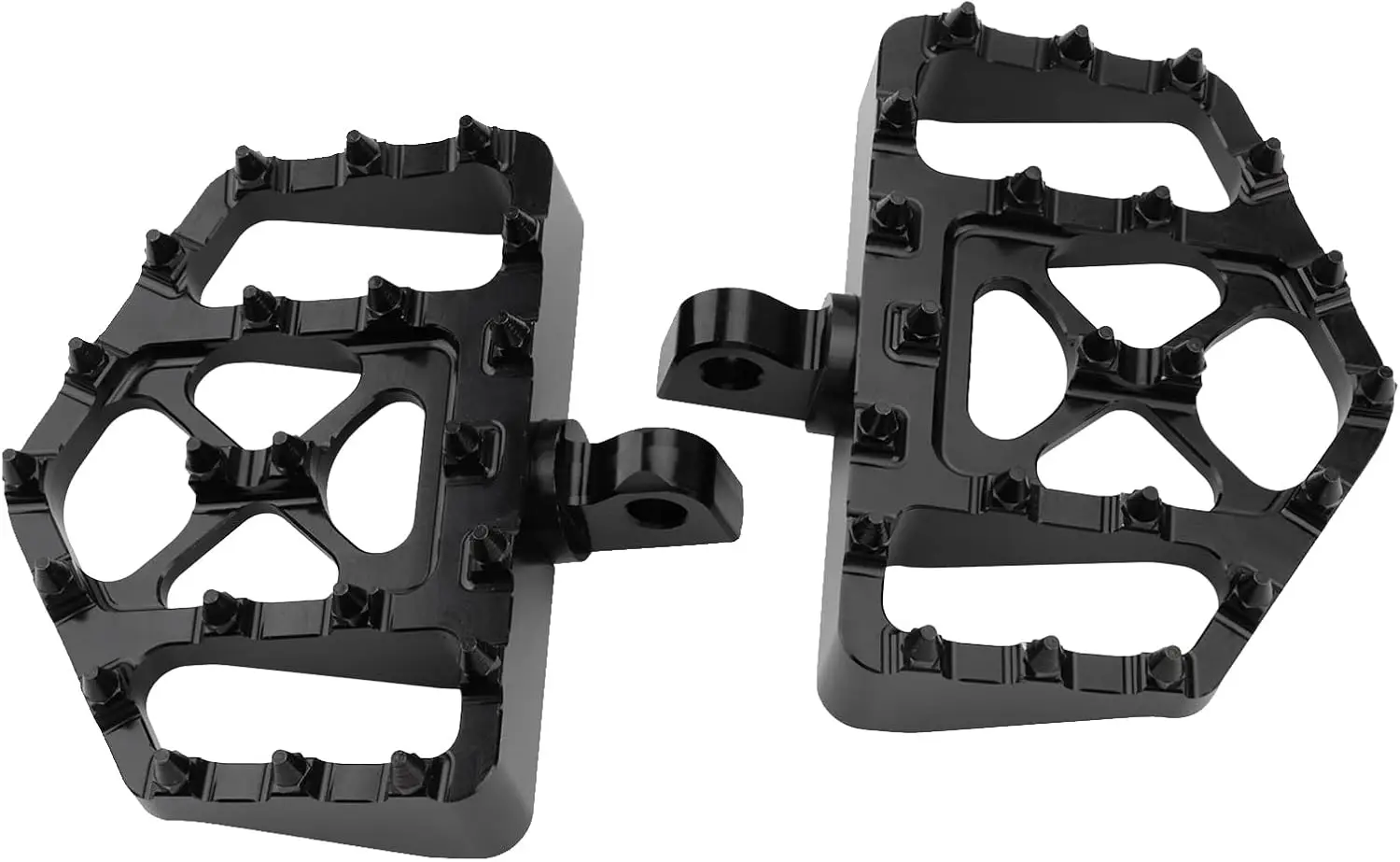 MX Offroad Mini Floorboards Male Mount Foot Pegs Fit Harley Dyna Street Bob Sportster 883 Fat Boy Touring Road Glide Black