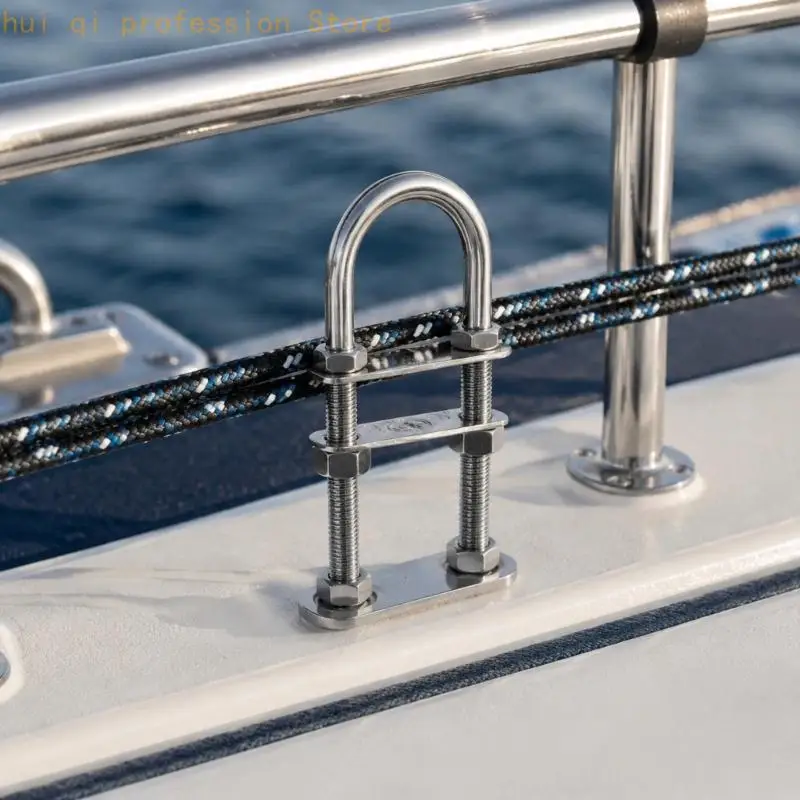 Verstellbarer Doppelklemm-Rigging-Clip für Drahtseilverbindungen 4 Zoll H8WE – Detail 3