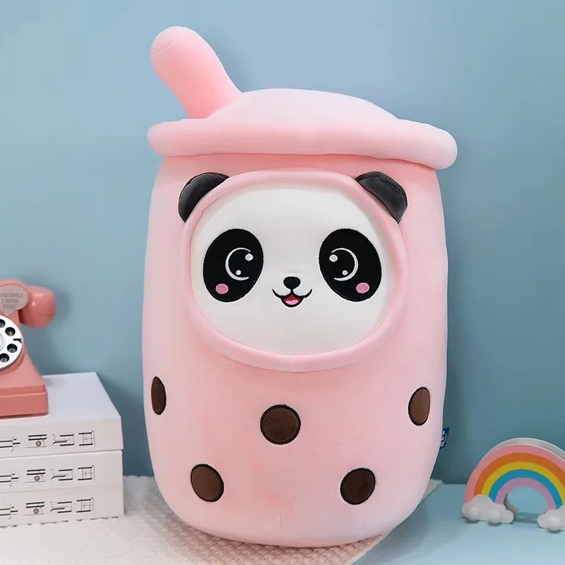 22-70cm Riesige Bubble Tea Plüschtiere Quetschbares Milchtee Boba Kissen Peluche Eiscreme Fruchtsaft Getränkeflasche Requisit Deko Geschenk