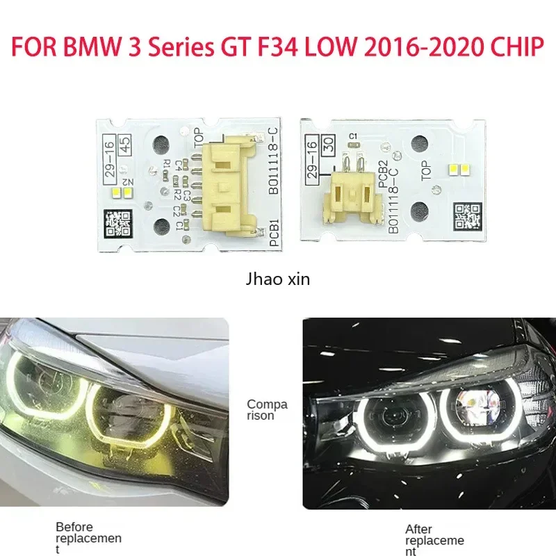 

White Light for BMW 3 Series GT F34 LOW 2016-2020 Car Headlights DRL Chip Ballast Chip Circuit Board Light Source Board Chip