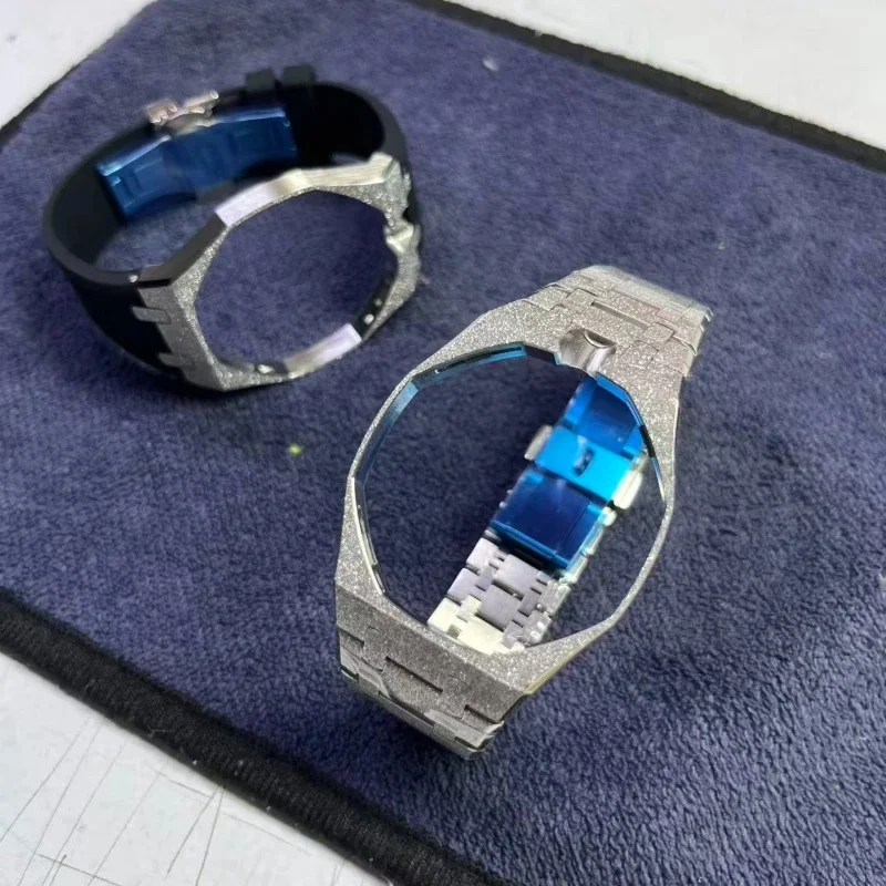 GA2100 GMAS2100 Gen4 Modification Bezel Emery Frosted Case  Band GA-2110 GAB2100 Metal Mod Kit for Casioak