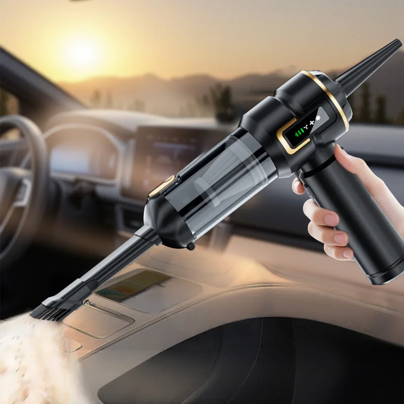 Mini Car Vacuum Cleaner Strong Scution Cordless 998000PA Powerful Wireless Car Cleaner HandHeld Portable Vacuum Cleaner for Car