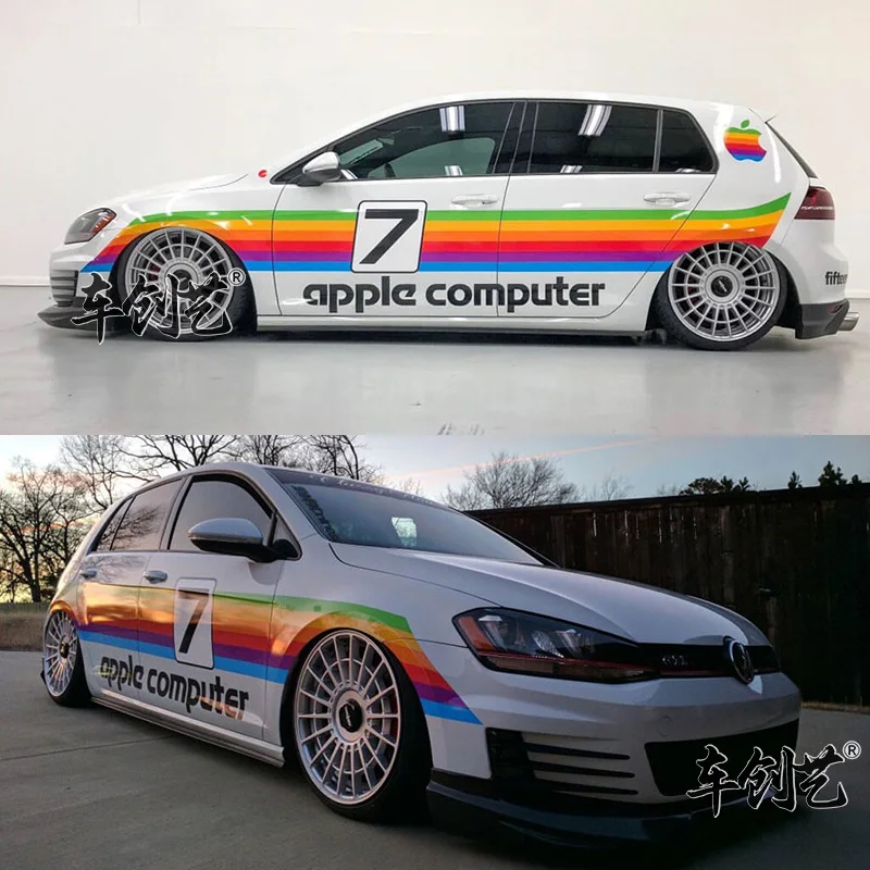 

FOR Volkswagen golf7 GTI mk7 Car sticker Body appearance modification Fashion sport Vinyl Decal accessories