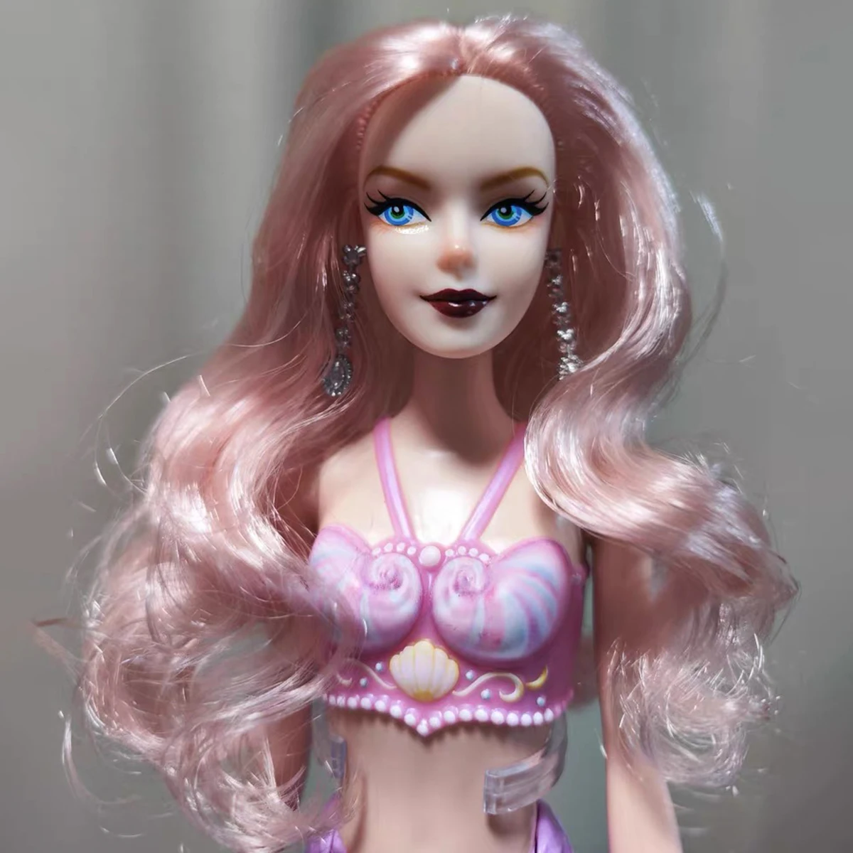 Retro Romantisches Make-up Lockiges Haar Schöne Prinzessin Puppe 1/6 BJD Figur Kopf Zubehör 30 cm Körper Super Weiße Haut Dress Up Spielzeug