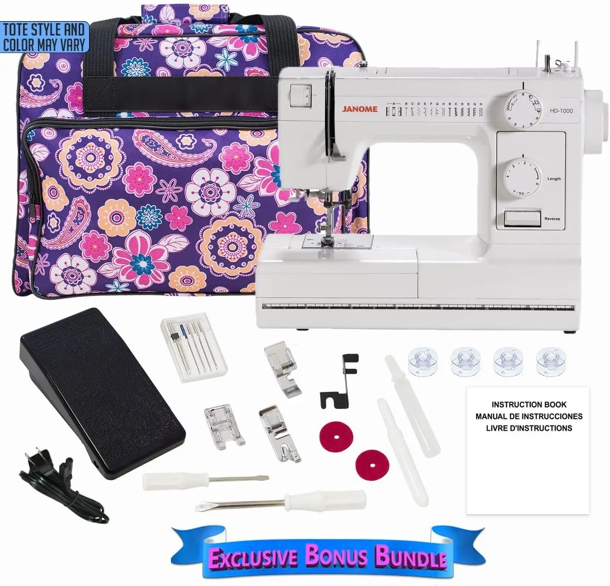 Hd1000 Sewing Machine With Exclusive Bonus Bundle