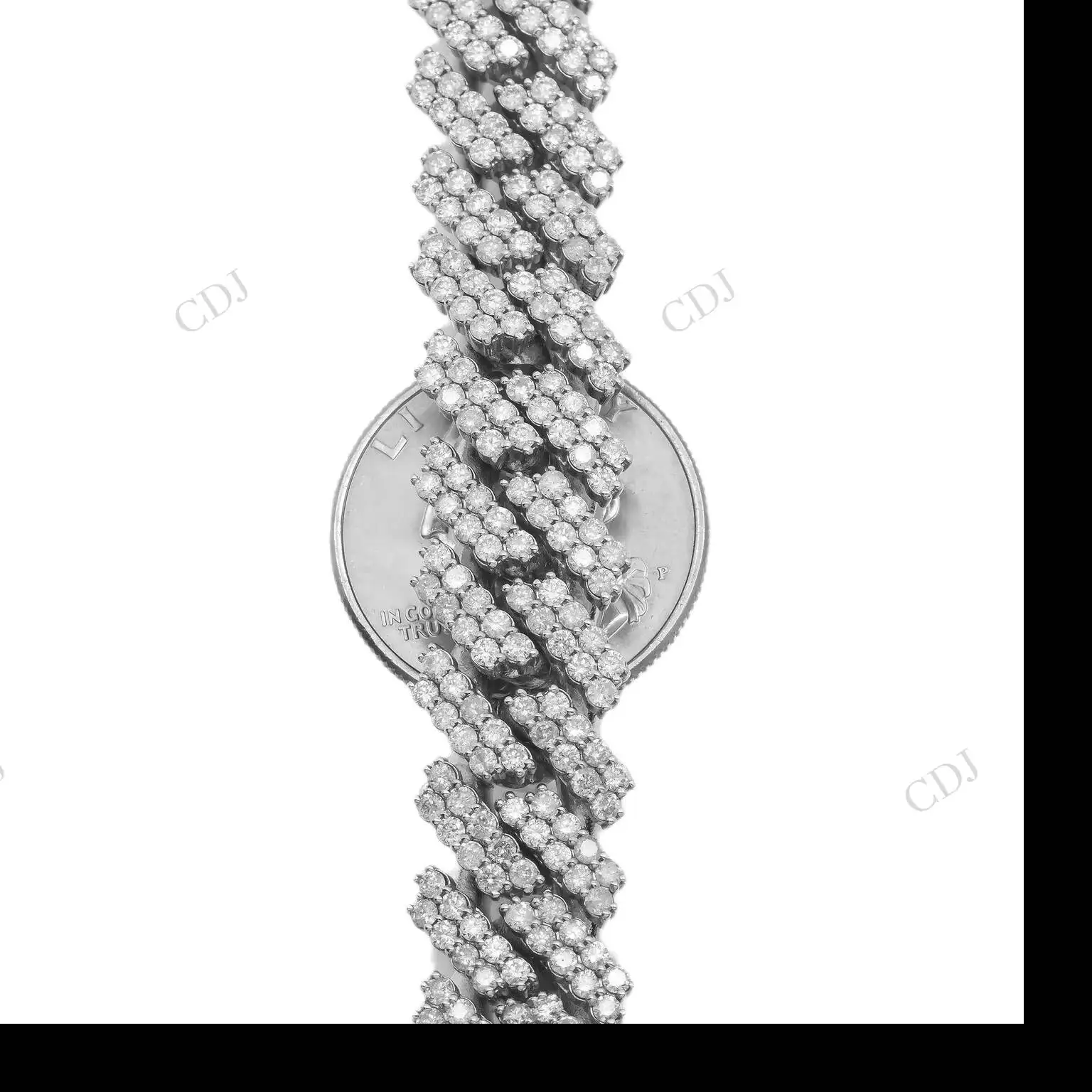 

luxury 14MM 22" Fully Iced Miami Cuban Link Chain Gold Plated VVS D Moissanite Hip Hop Style 925 Sterling Silver Men's Necklace