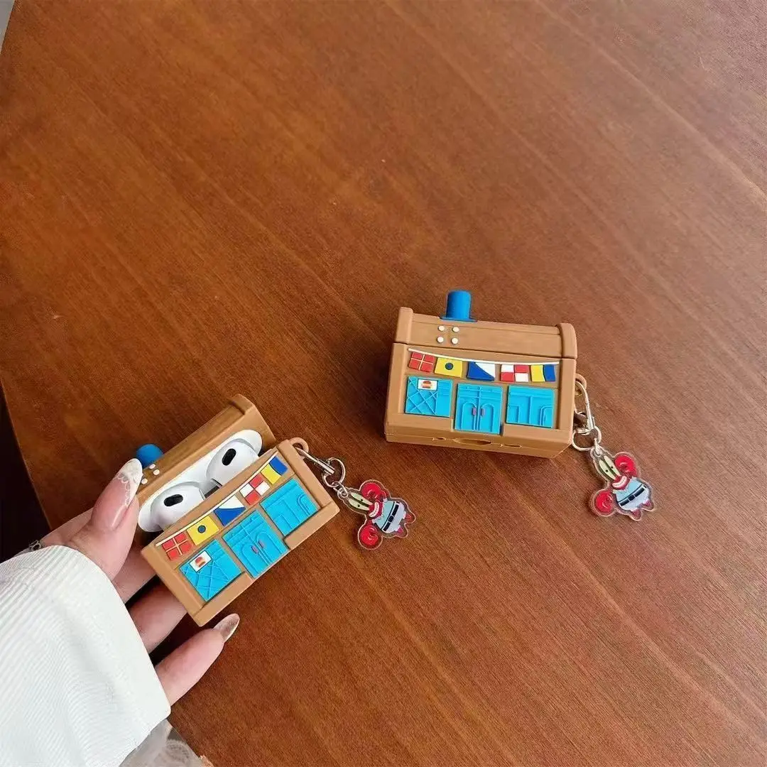 MINISO Creative Restaurant Fones de ouvido Bluetooth compatível com Apple AirPods 1/2/3/4 Pro/Pro2 Universal