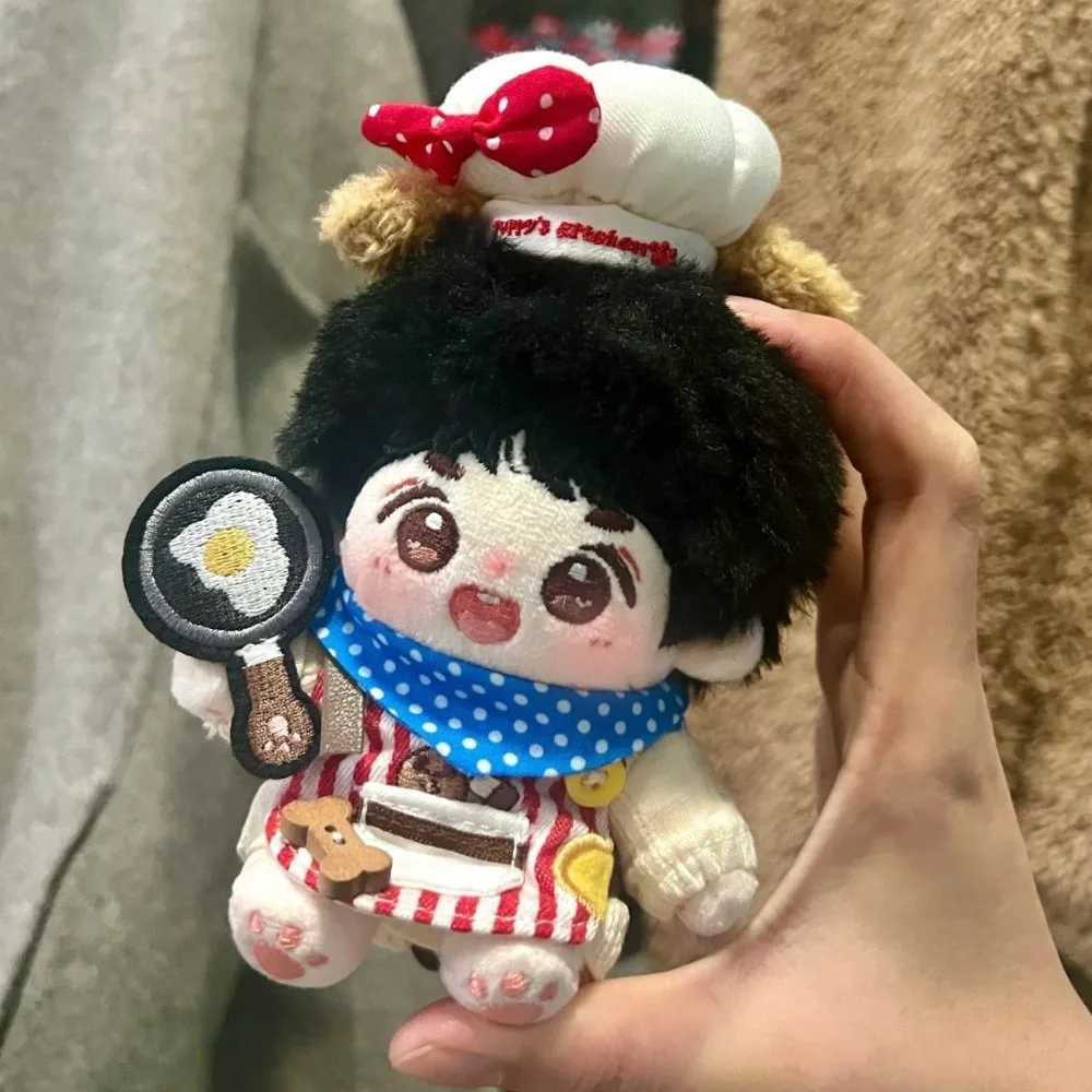 DIY الملابس قبعة الطاهي 10 سنتيمتر الملابس القطنية واللباس المئزر مجموعة الملابس الزي جميل الملابس الإبداعية مجموعة الملحقات