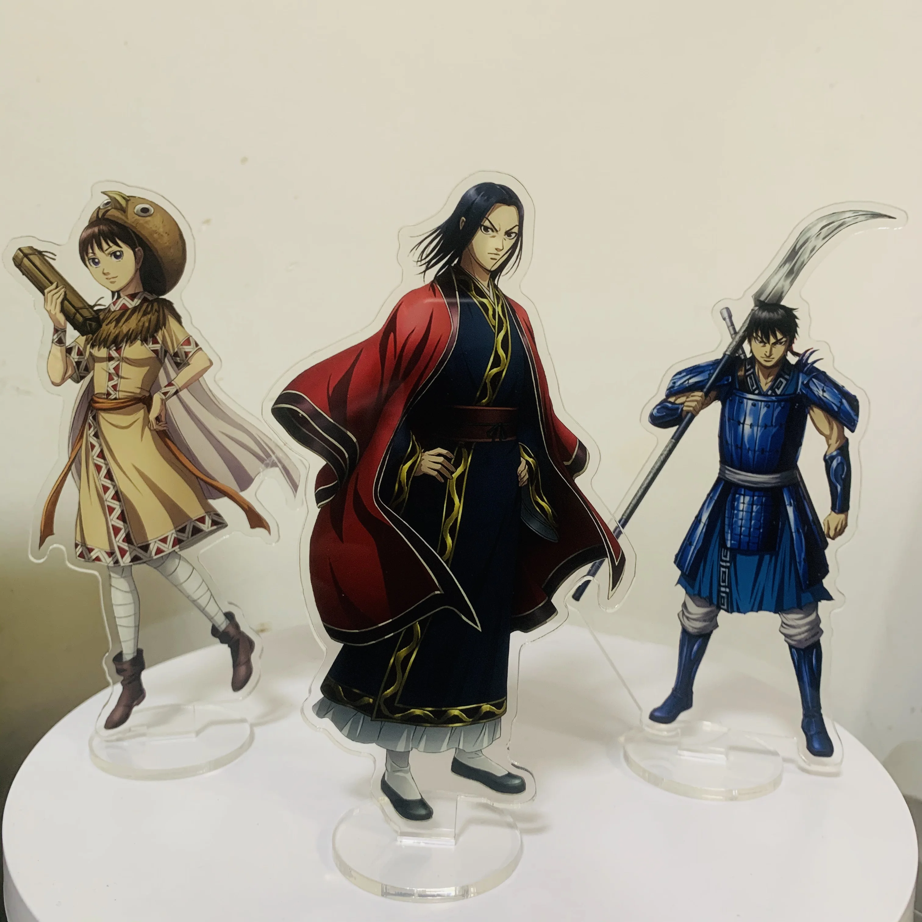 Japan Anime KINGDOM Figure Cosplay Acrylic Stand Model Plate Desk Decor Standing Sign Prop Fans Collecting Gifts