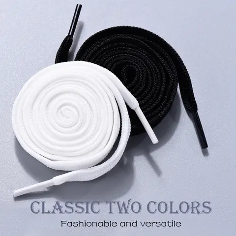 2Pairs 90cm~160cm Classic Thicken Laces for Sneakers Elasticity Flat Shoelaces Shoe Laces for Shoes Classic Soft Shoestrings