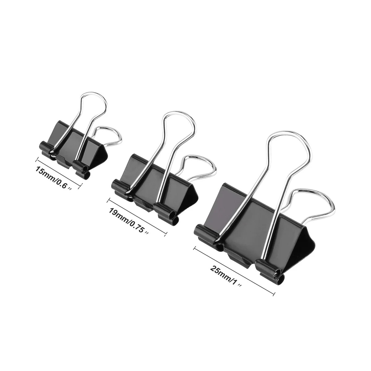 คลิปหนีบกระดาษแบบคลิปหนีบกระดาษคละขนาด300พร้อมกล่องสำหรับโรงเรียนสำนักงานและที่หนีบบ้านสำหรับโน้ตบุ๊คซองจดหมาย