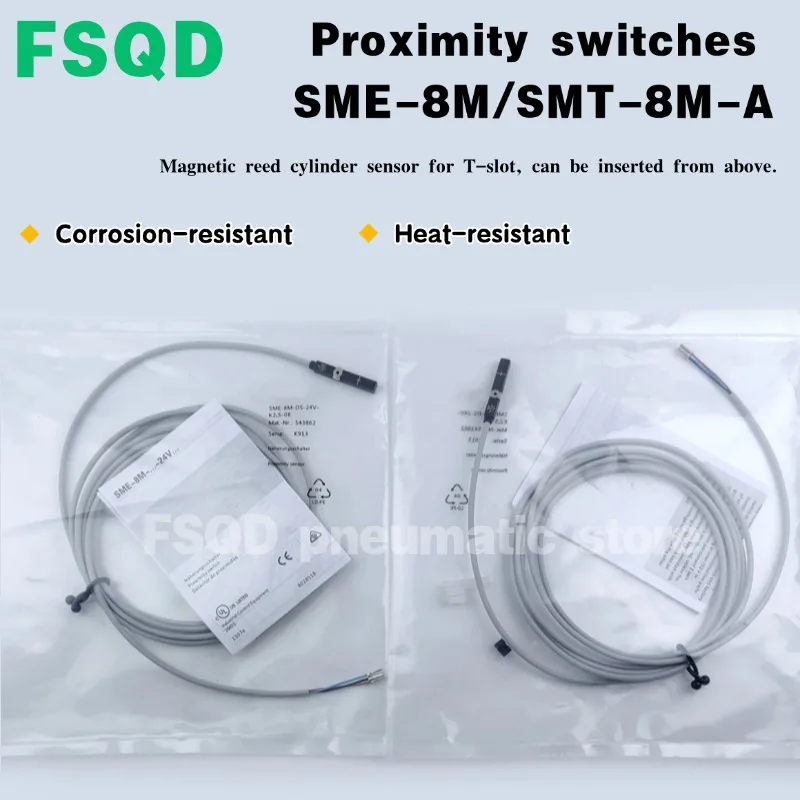 

SME SMT-8M 10M 8 10 1 8G-A DS ZS SL-PS NS-24V-E K S K5 KL-0.3-2.5-5.0-Q M8D L M12-OE-LED-24-B Proximity switches Pneumatic tools