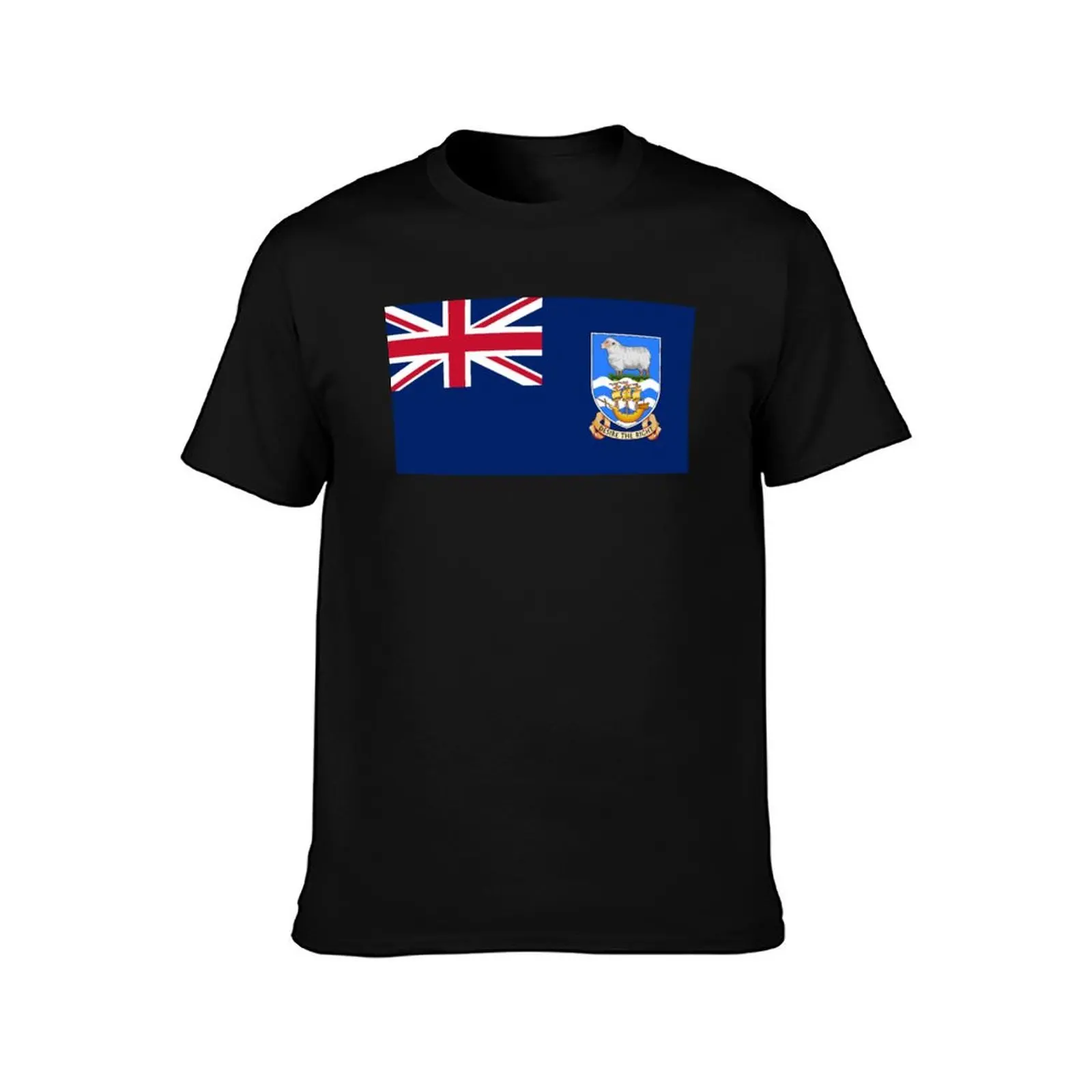 Falkland Islands Flag T-Shirt Breathable Mesh Panel T-Shirt