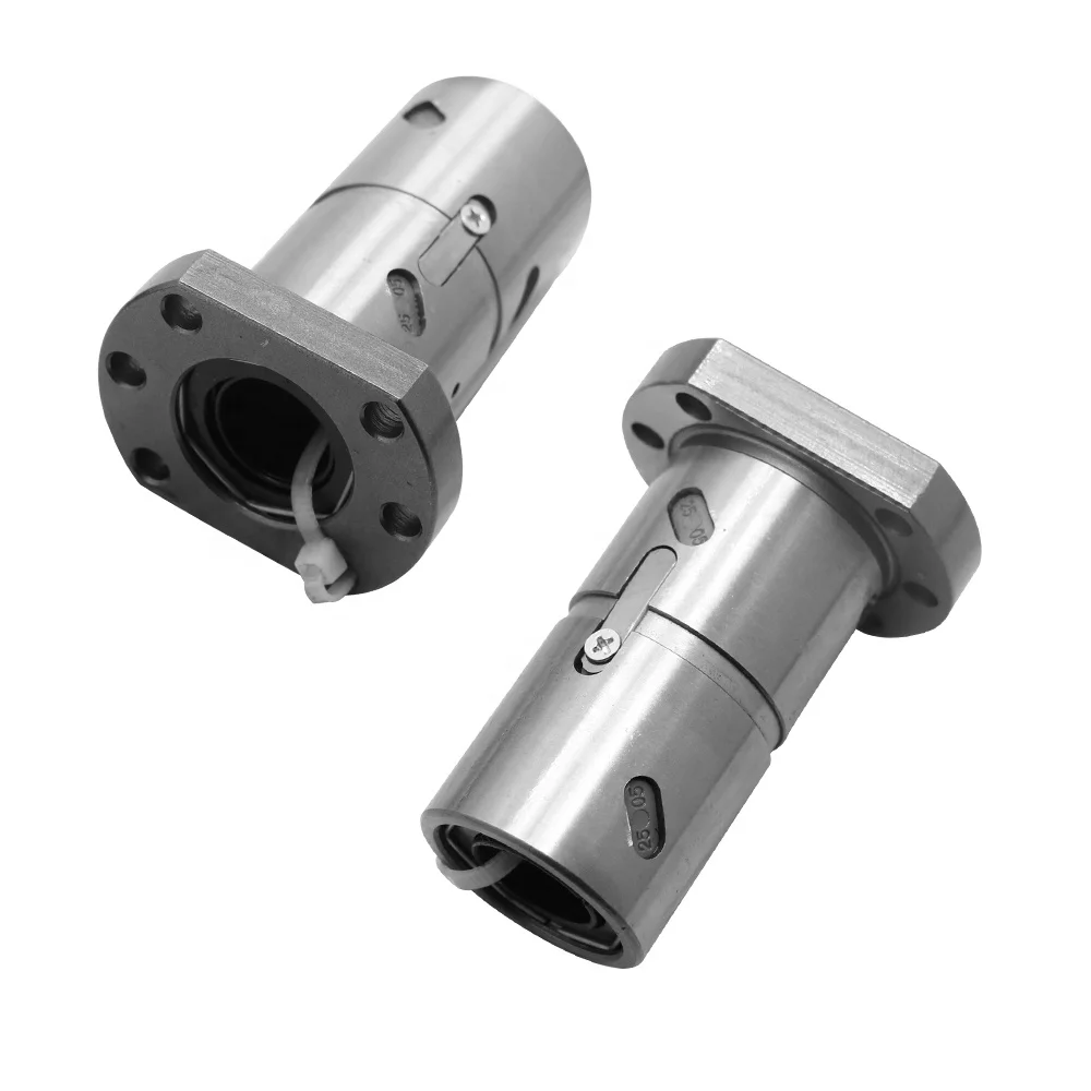 HLTNC C7 C5 卸売製造 ボールねじ 10mm リード シングルナット ダブルナット 100-3000 ボールねじ 1610シリーズ CNC用
