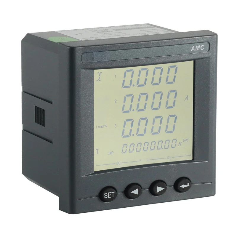 

LCD Multi-Function Electric Meter AMC72L-E4/KC Switch Output Low Voltage Power Monitoring Meter