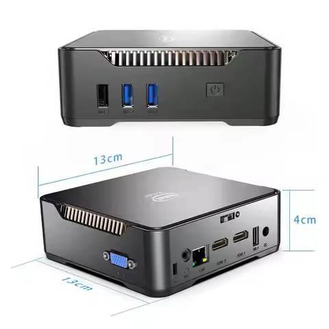 Newest mini pc GK3V 8GB+256GB J4125 wins10 Quad core mini gaming pc with 2.4G 5G dual wifi portable pc mini