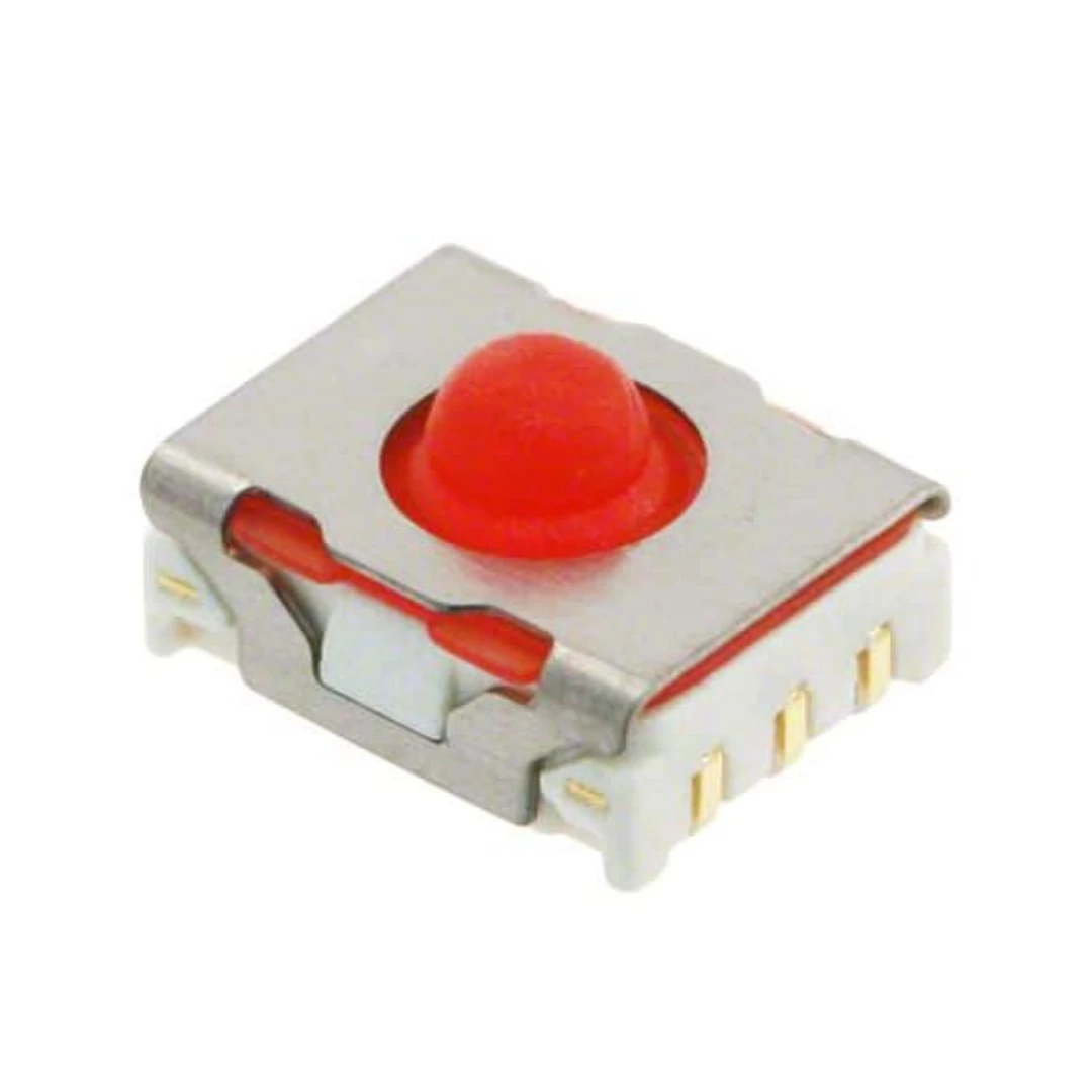 Botão Interruptor Padrão Vermelho Smd Smt Micon Tamanho 5.1×6.4 mm ra 1.14.002.101 0000 30 Pcs por Lote
