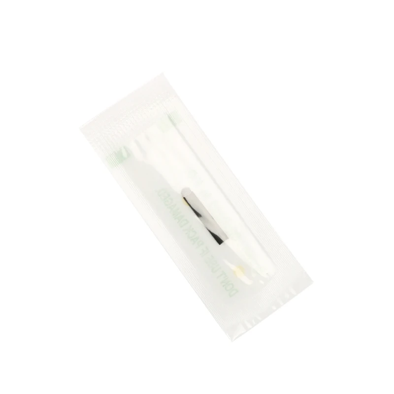 50/100/500 шт U-образная черная 16-контактная игла для перманентного макияжа, лезвия игл для татуировки бровей для микроблейдинга, ручка для вышивания