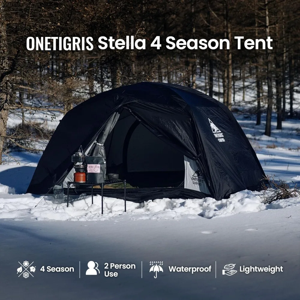 

Camping Tent Backpack 2 people waterproof lightweight easy to install instant 3000mm waterproof rating outdoor trekking tent