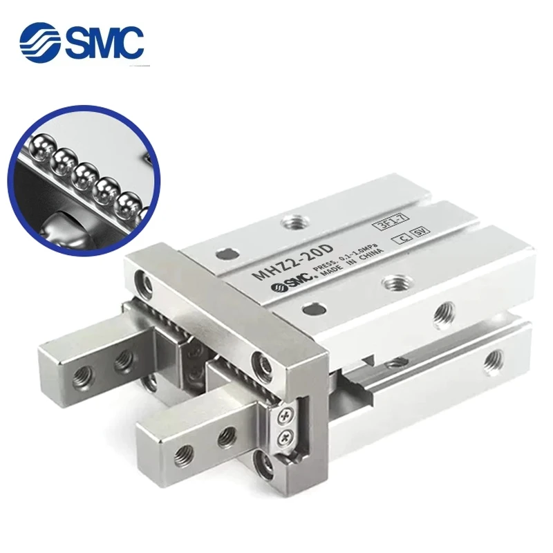 

MHZ2 Pneumatic Gripper NEW SMC Air MHZ2-10D MHZ2-16D MHZ2-20D MHZ2-25D MHZ2-32D MHZ2-40D Aluminium Clamps Finger Cylinder