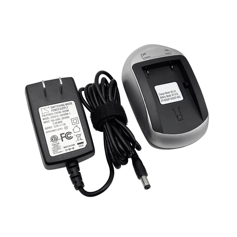 BC-30 Charger For Topcon BT-61Q BT-62Q BT-65Q BT-66Q Power Cable and Dock Battery Charge EU US Plug