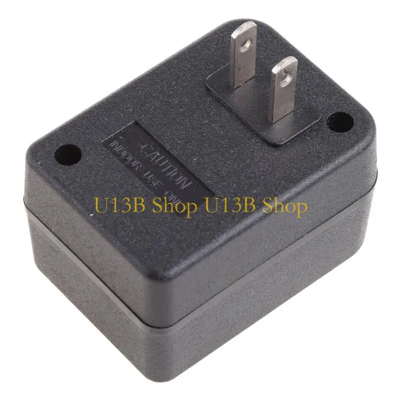 U13B Newest Step Up Converter Adapter 110V US to 220V US EU Black 1