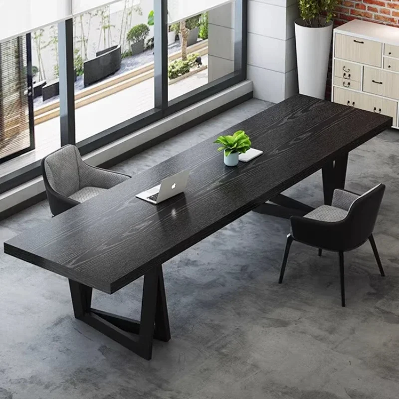 Office Desks And Workstations Black Creative Designer Light Luxury Studio Desk Computer Desk Room Desks Room Offices