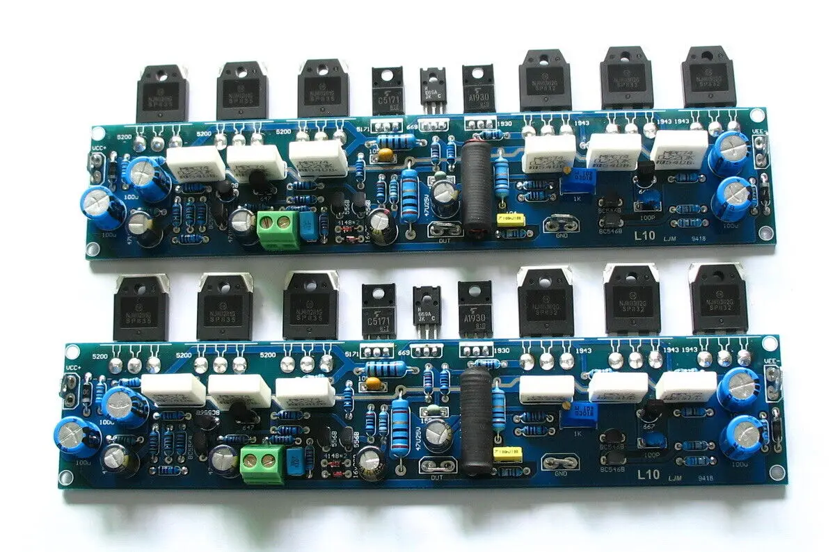 

One Pair Assembled NIW0302 NJW0281 Class AB /Class A Power Amplifier Board