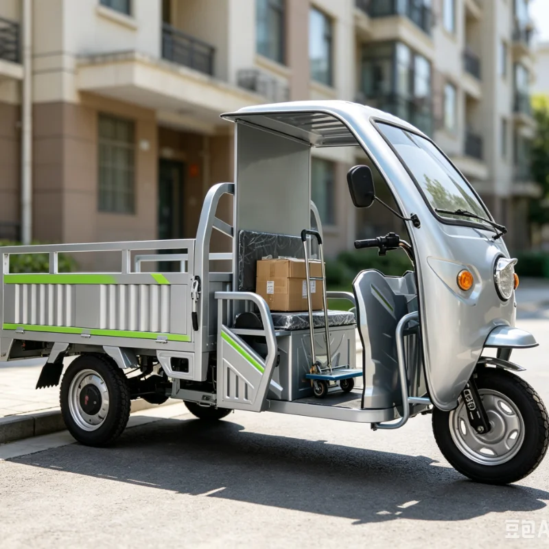 Customized Adult Electric Mobility Tricycle 350W Foldable Three Wheel Scooter with Cargo Basket Design