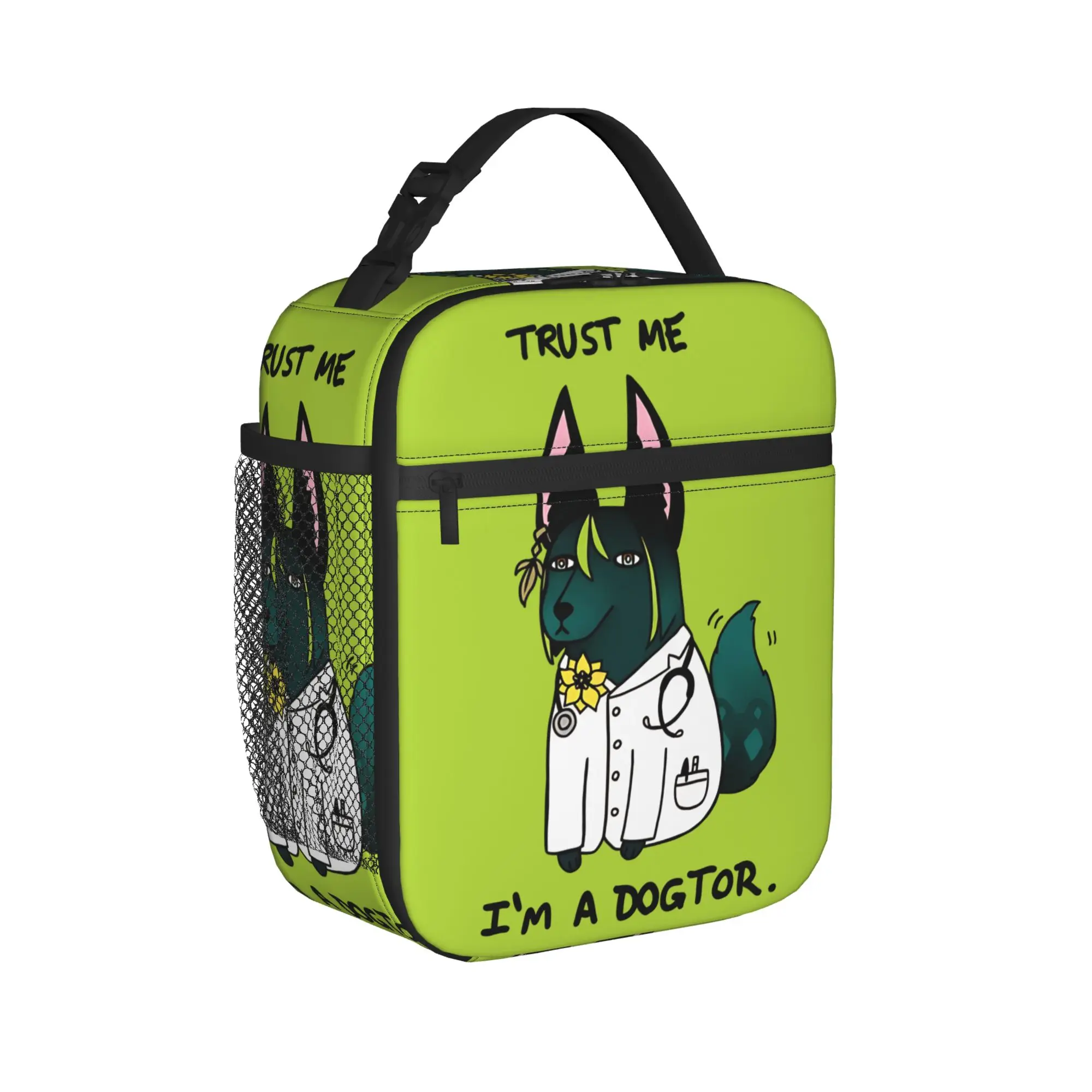 Trust me I'm an amurta graduate Genshin Impact Tighnari Thermal Insulated Lunch Bags for Food Bag Thermal Cooler Lunch Box