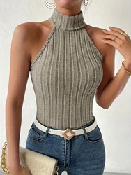 Fashion small blouse women 2024 summer new sleeveless show thin pit strip top women's suit head T blood vest