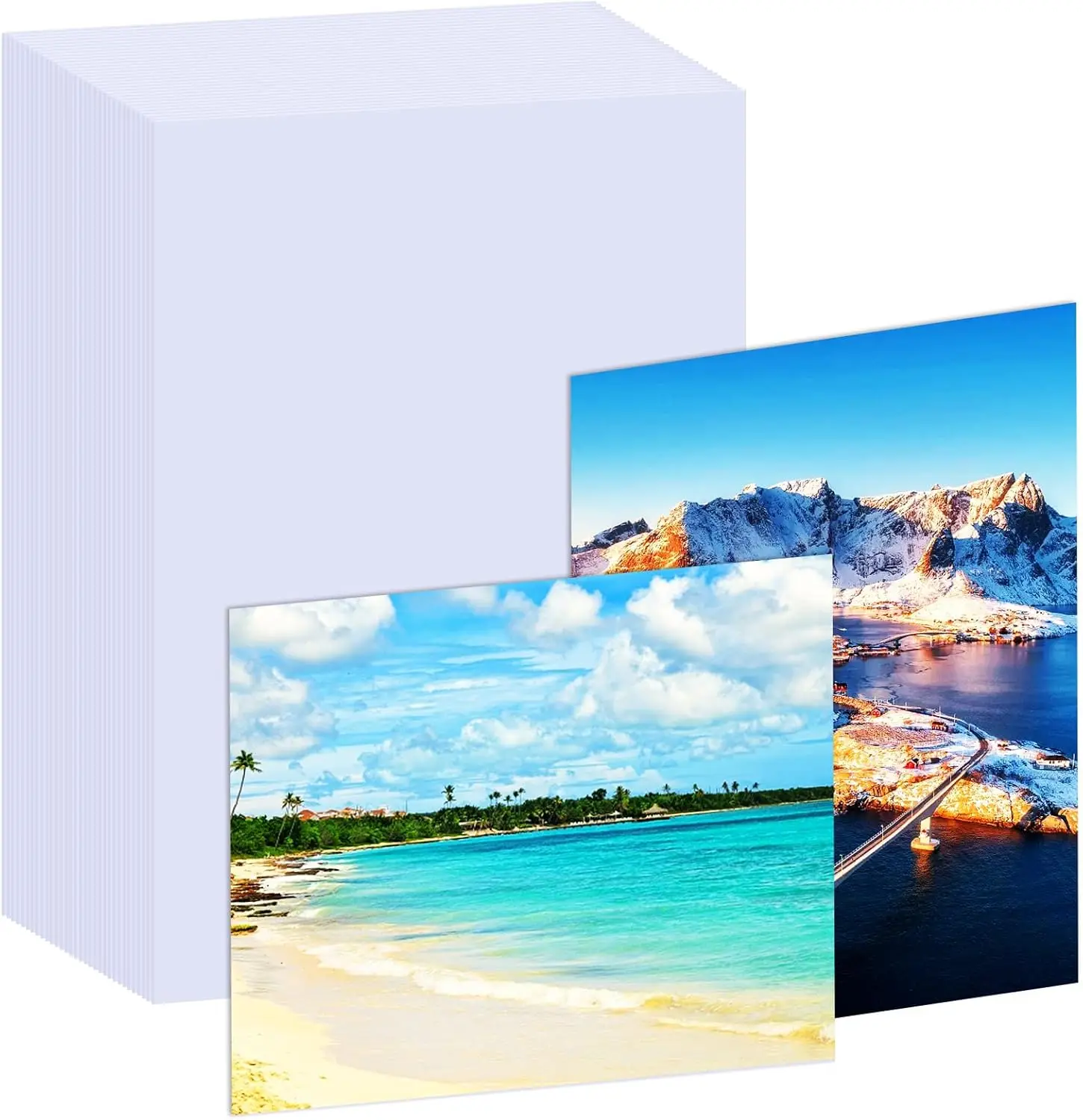 

A6(4.13"×5.83")Photo Paper , Waterproof Glossy for Photo Paper,A6 Size 230gsm Waterproof Embossed Card Paper Inkjet Photo Paper