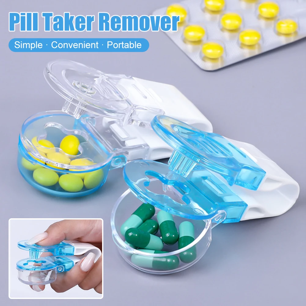 

Pill Dispenser - Easy-to-Use Medication Dispenser Household Tool - Portable Anti-Pollution Medicine Splitter for the Elderly