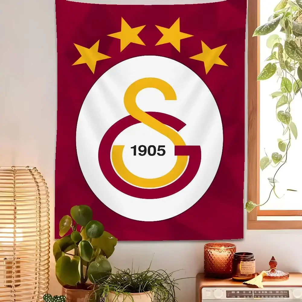 Galatasaray Tapestry Football Club Wall Hanging Blanket Dorm Decor Kids Room Party Home Decoration Throw