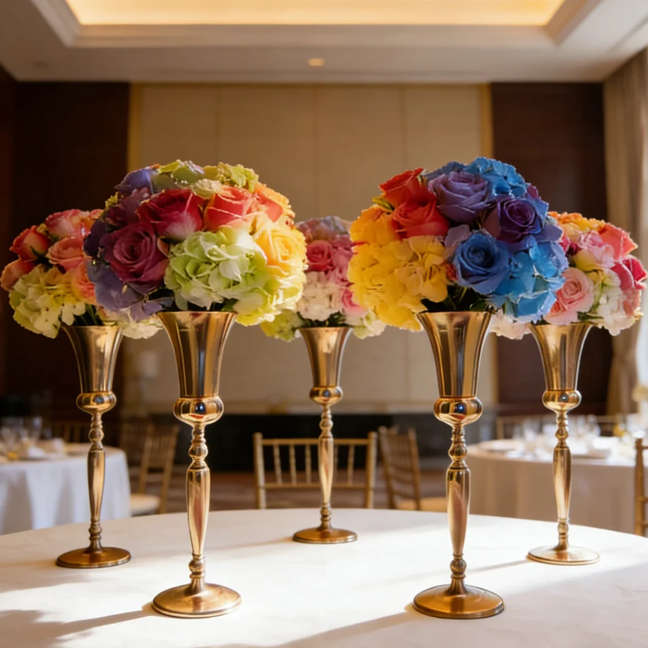 

10 шт.) 65-100 см) подставка для цветочной композиции из хрусталя золотого цвета, роскошная свадебная центральная часть для церкви/рецепции, мебель для декора мероприятий