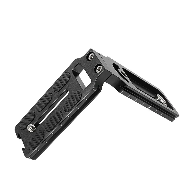 BEXIN CF02 Camera Vertical Plate Universal L-shaped Quick Release Plate with Cold Shoe L Plate for Arca Swiss Camera Tripod Head