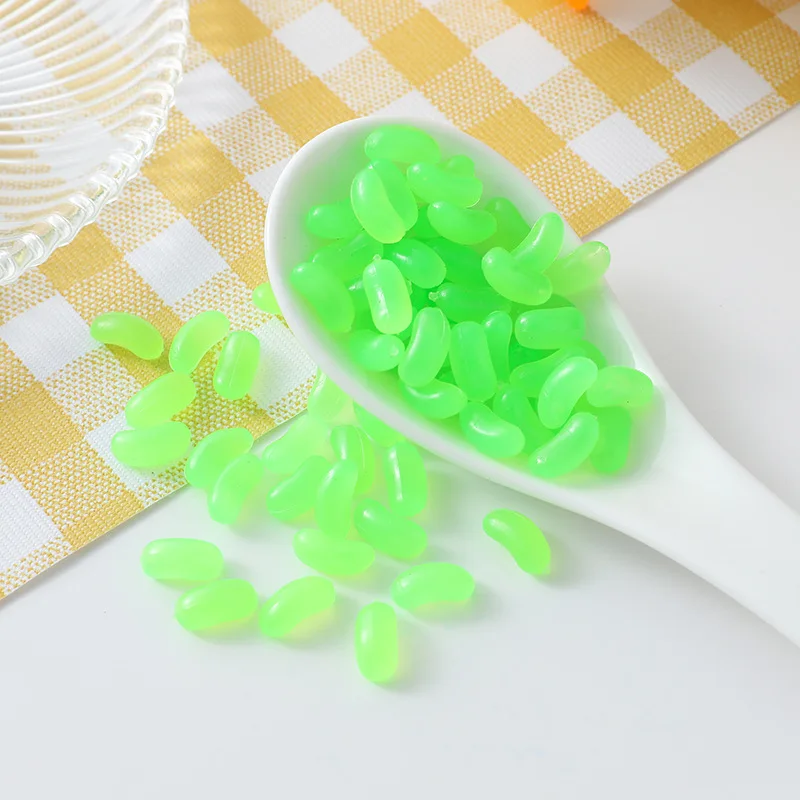 Kawaii Jelly Bean Candy Cabochon, schönes Puppenhaus, gefälschte Süßigkeiten, Basteldekoration, 50 Stück/Lot – Detail 9