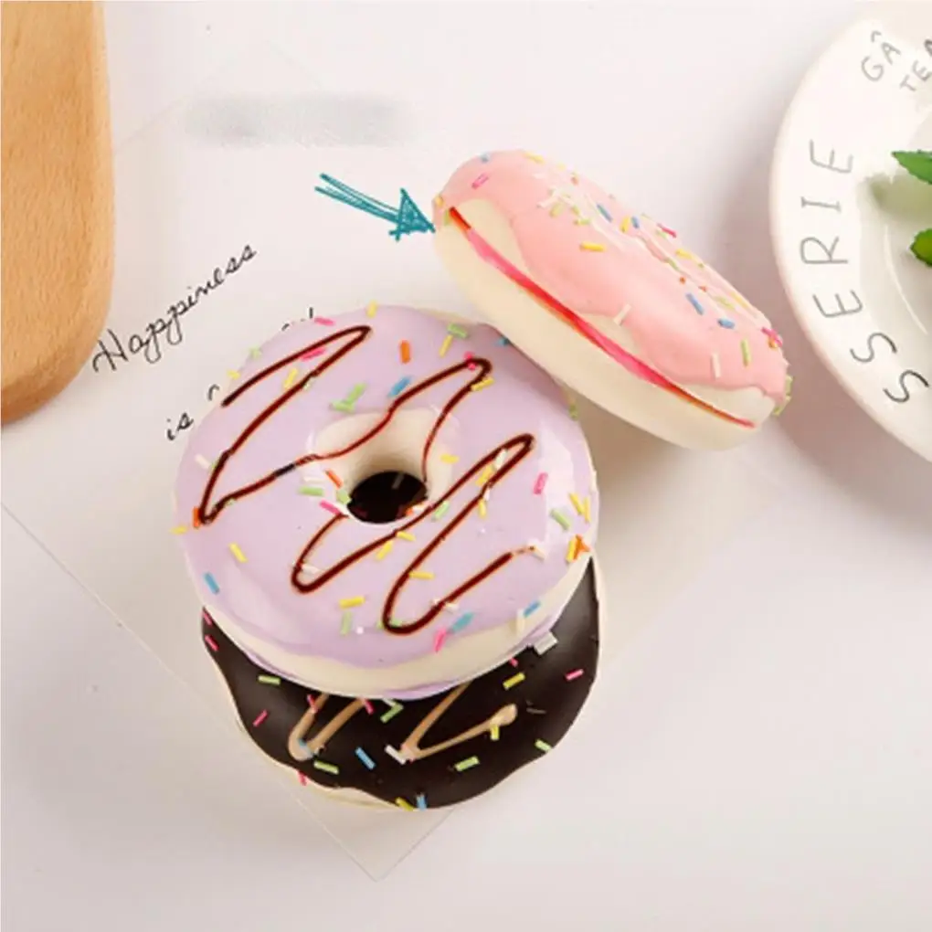 Artificial Donuts Model Simulation PU Slow Rebound Fake Food Party