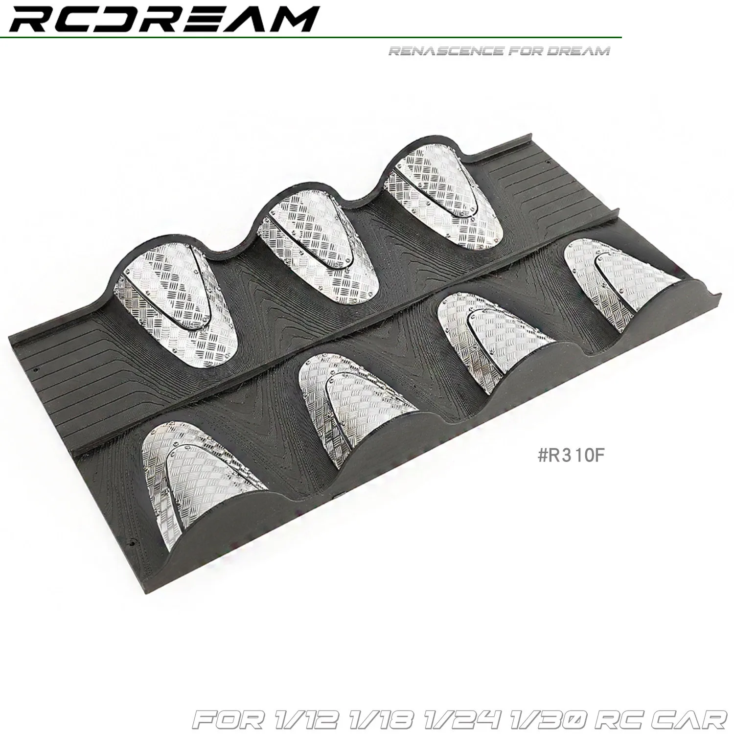 RCDream 1/12 1/18 1/24 1/30 Cross Axis Plum Blossom Pile Climbing Model Vehicle Simulation Off Road Props R310G/R310F