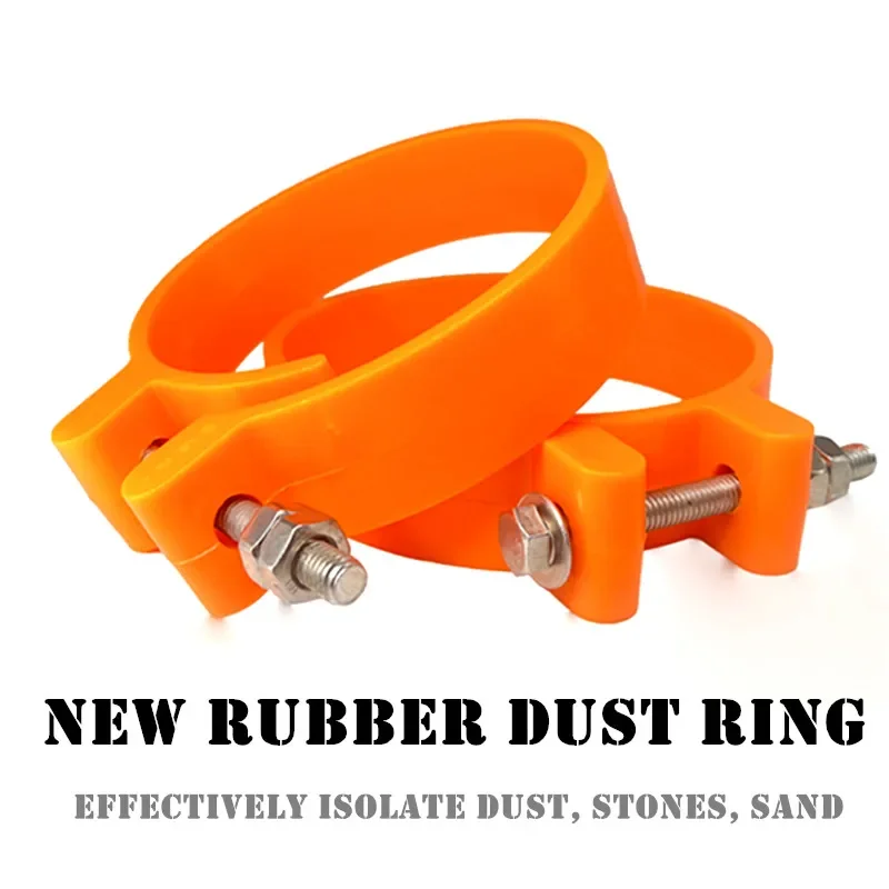 Excavator Dust Ring Excavator Bucket Shaft Butter Seal Ring Horse Head Bucket Pin Free Removal Wear-resistant Rubber Dust Cover