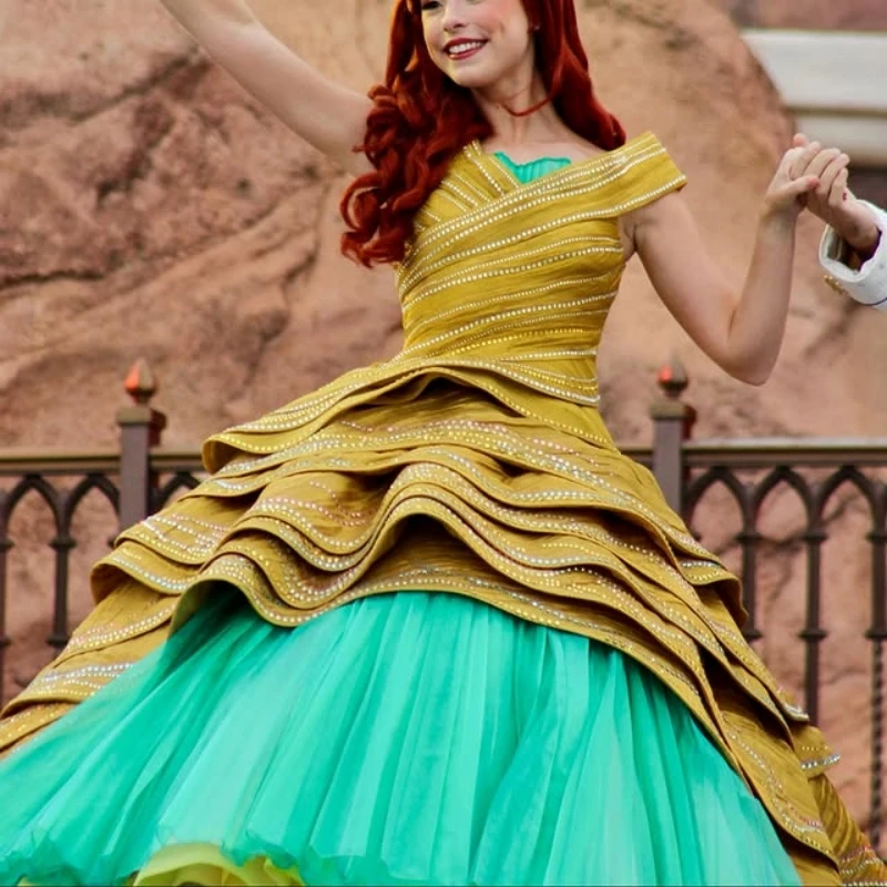 Рисунок 2 - Блестящие желтые платья Quinceanera