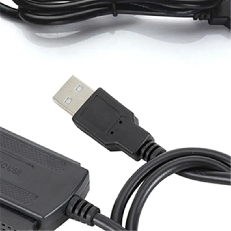 Cabo adaptador conversor USB 2.0, 1 peça, para disco rígido de 2.5 e 3.5 polegadas, acessórios de hardware para trabalho