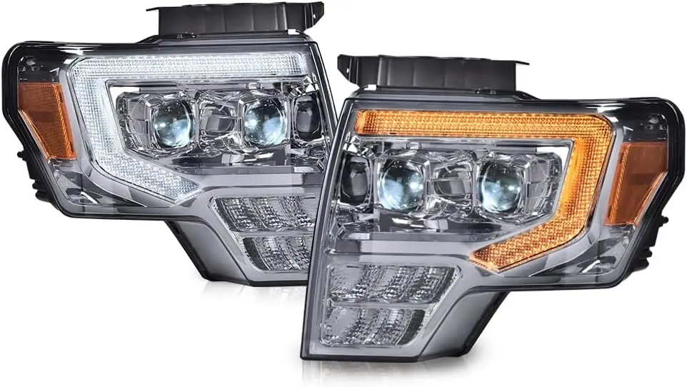 

Headlight Headlamp Assembly (Smoky lens Clear Housing Amber Reflector, Modified Style)