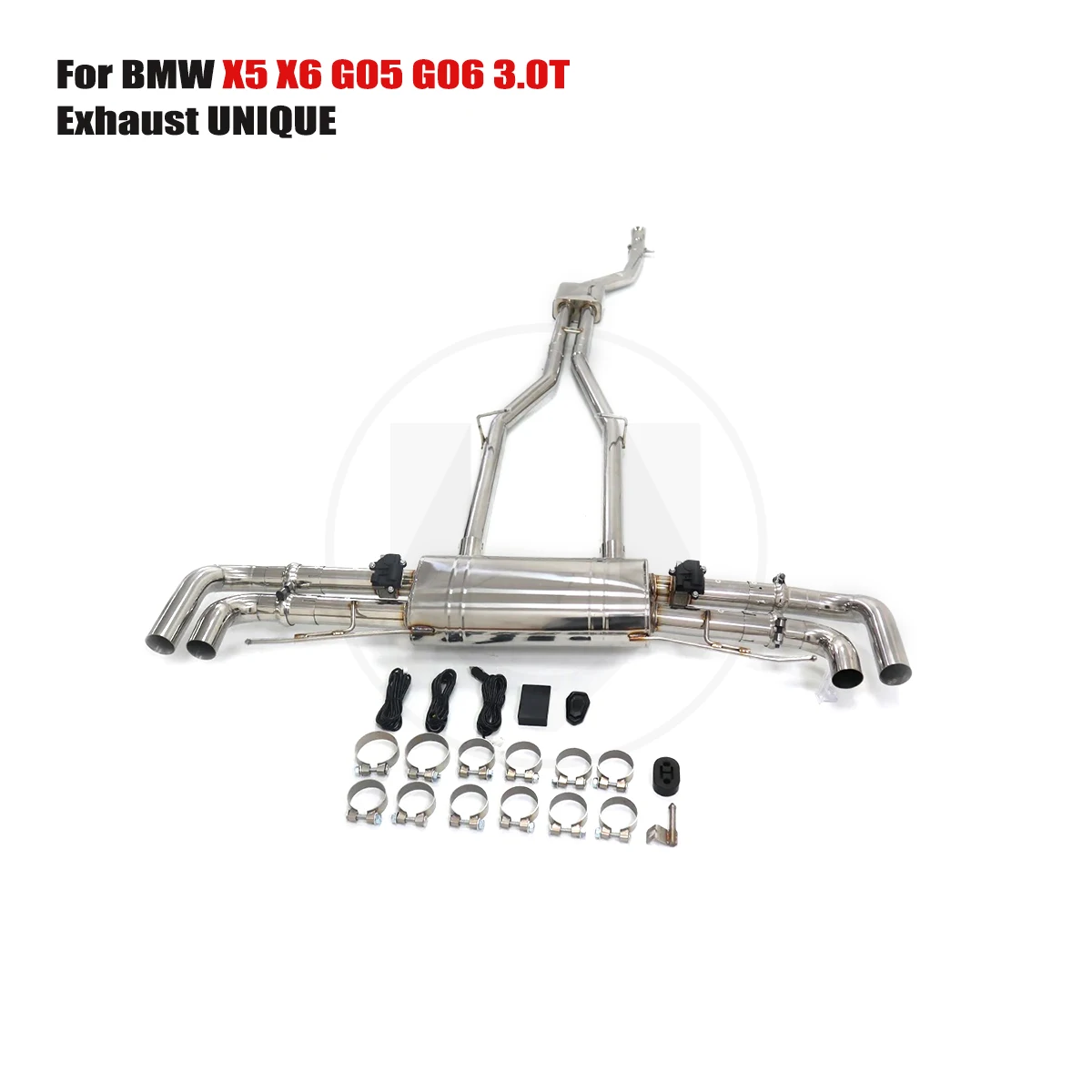 

UNIQUE Designs Bmw G05 G06 X5 X6 3.0T T304 Stainless Steel high performance valve exhaust system with exhaust muffler