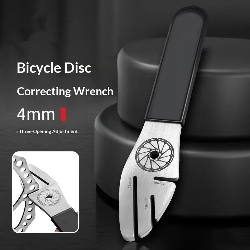 Bike Disc Brake Correction Spanner 1pc Rotor Truing Tool Steel Compatible for  Road Bicycle Repair and Maintenance