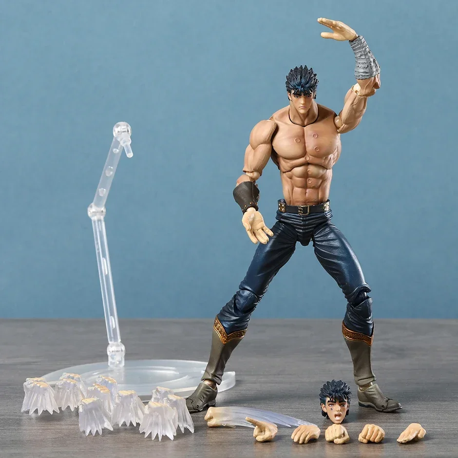 تمثال الحركة الفائقة Medicos ، قبضة النجم الشمالي Kenshiro Musou Tensei Ver تمثال لعبة هدية